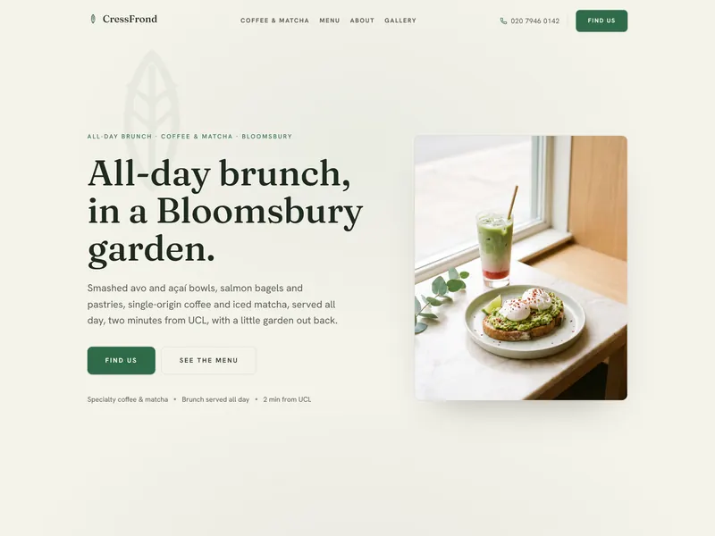CressFrond: Brunch & Coffee