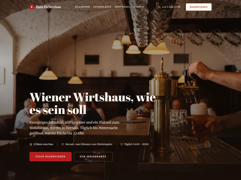 Zum Eichenfass: Viennese tavern