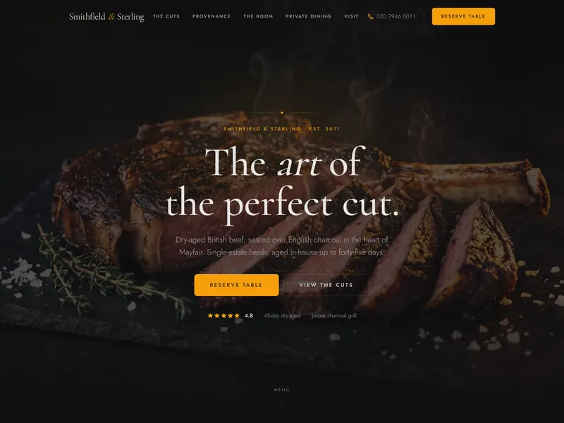 Smithfield & Sterling: Fine-dining steakhouse